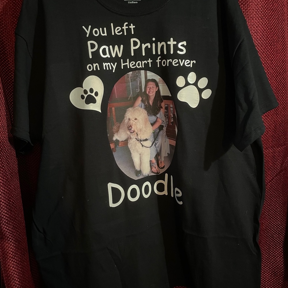 Made2order Pet memorial shirt
